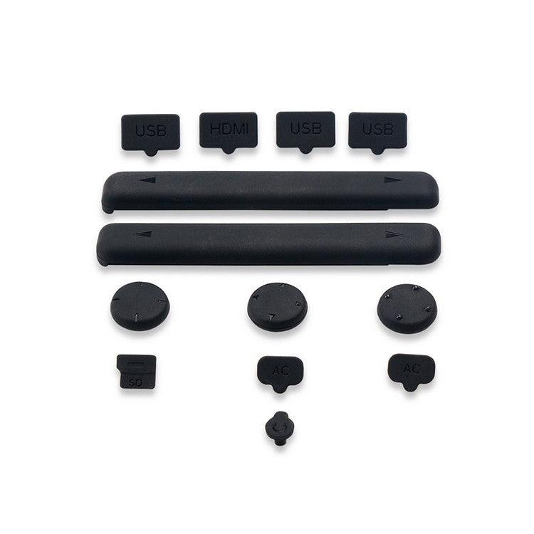 NSW Console With Grey Joycon (Refresh) | NSW Dobe Dust-Proof Kit Include Rubber Plug & Toughened Glass Film (TNS-862) Bundle - DataBlitz