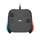 IINE Charging Grip for Nintendo Switch 2 (Black, Blue/Orange)