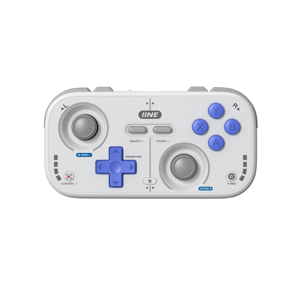 IINE Palm-Sized Retro Chronos Controller (Vintage Grey, Classic Black ...