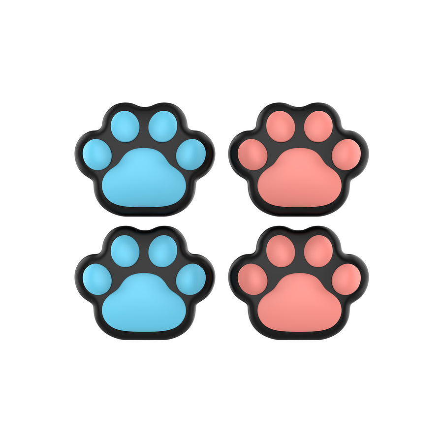 IINE Cat Paw Joystick Caps for Nintendo Switch 2 (Blue/Orange) (L1146)