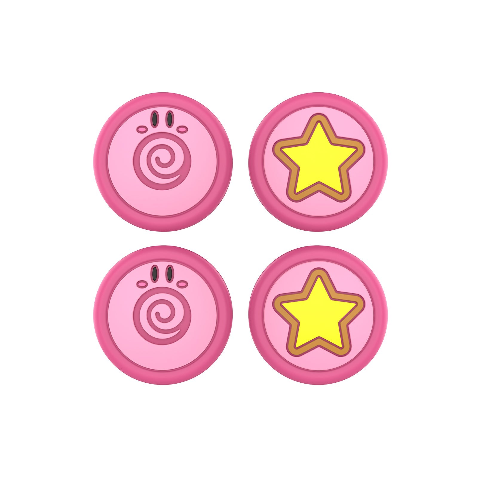 IINE Kirby Joystick Caps for Nintendo Switch 2 (Pink/Yellow) (L1148)