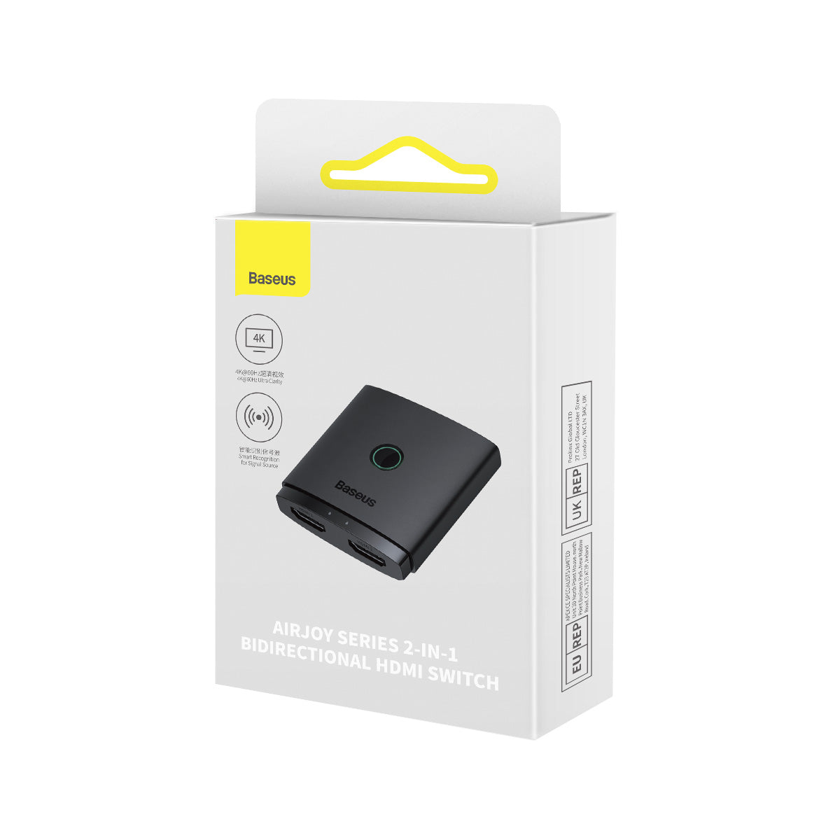 Baseus AirJoy Series 2-in-1 Bidirectional HDMI Switch (Cluster Black) (B01331105111-00)