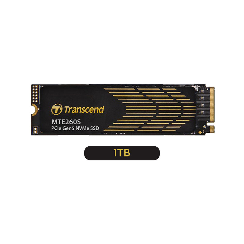 Transcend 260S M.2 2280 NVMe PCIe Gen 5 x4 Internal SSD with DRAM Cache & Graphene Heatsink