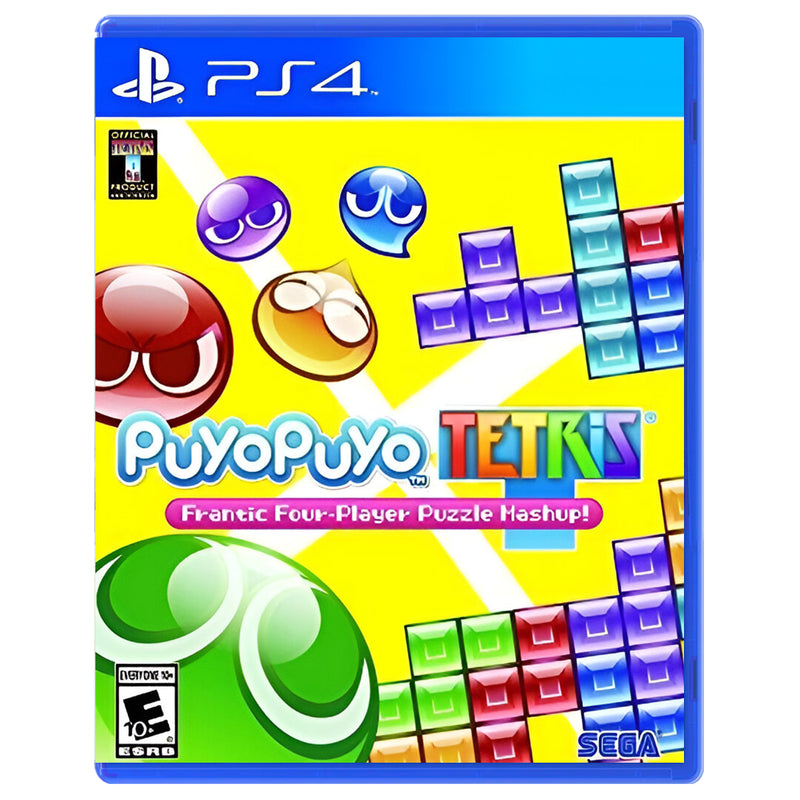 PS4 Puyopoyu Tetris Frantic Four-Player Puzzle Mashup All