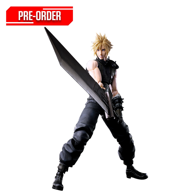 Final Fantasy VII Rebirth Play Arts-Kai Action Figure: Cloud Strife | DataBlitz