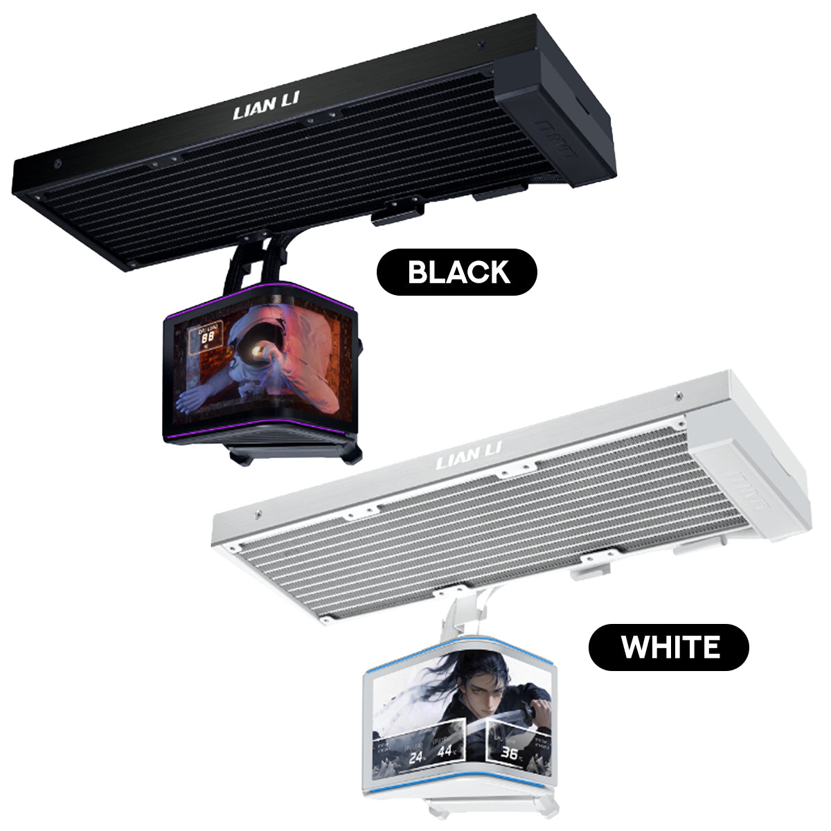 Lian Li Hydroshift 2 OLED Curved 360N AIO Liquid CPU Cooler
