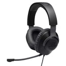 JBL Quantum 100 Wired Over-Ear Gaming Headset with Detachable Mic (Black)