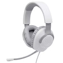 JBL Quantum 100 Wired Over-Ear Gaming Headset With Detachable Mic (White)