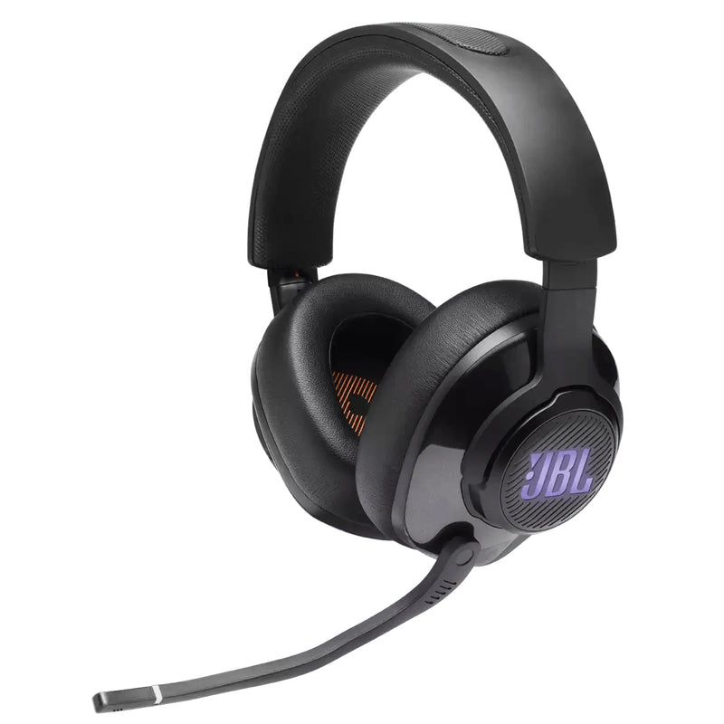 JBL Quantum 400 USB Over Ear Gaming Headset W/ Game Audio Chat Balance Dial (Black)