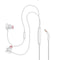 JBL Quantum 50 Wired In-Ear Gaming Headset W/ Volume Slider & Mic Mute (White)