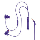 JBL Quantum 50 Wired In-Ear Gaming Headset W/ Volume Slider & Mic Mute (Purple)