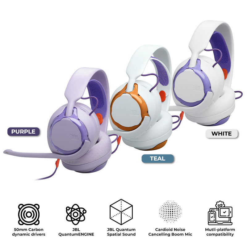 JBL Quantum 250 Wired Multiplatform Gaming Headset