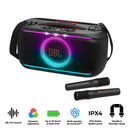JBL Partybox On-The-Go 2 Portable Speaker with 2 Wireless Microphone, Handle & a Shoulder Strap