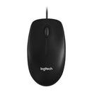 Logitech B100 Optical Full-Size Corded Mouse (Black)