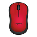 Logitech M221 Silent Wireless Mouse Red