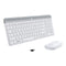 Logitech Slim Combo Mk470 Wireless Keyboard And Mouse (Off-White)