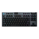 Logitech G913 Tenkeyless Lightspeed Wireless RGB Mechanical Gaming Keyboard (GL Clicky)