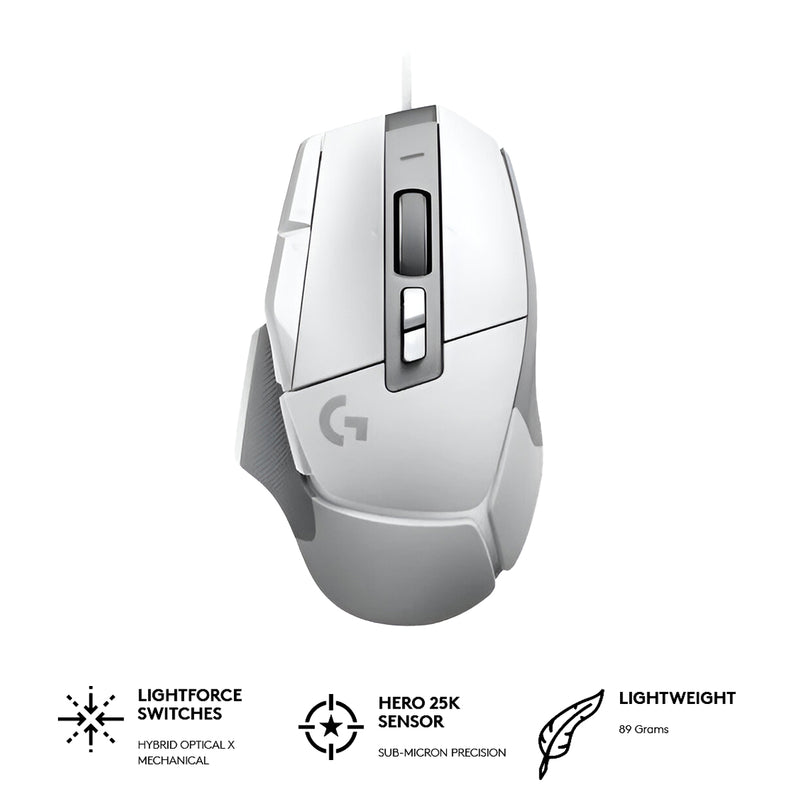 Logitech G502 X Gaming Mouse (White)