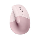 Logitech Lift Vertical Ergonomic Mouse (Rose/Dark Rose)