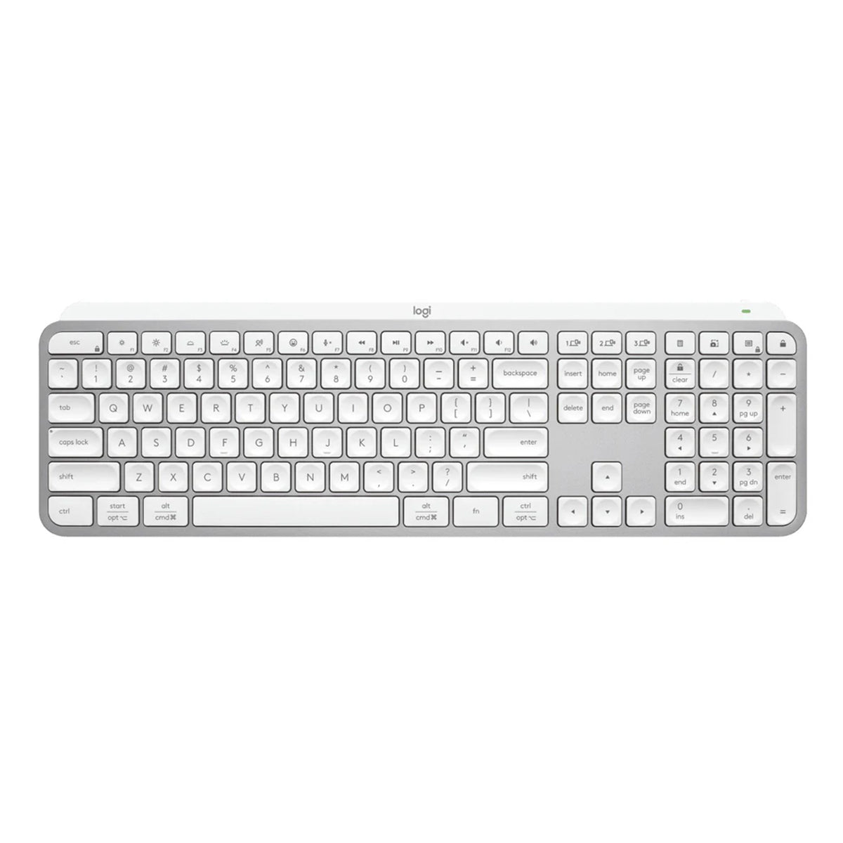 Logitech MX Keys S Advanced Wireless Illuminated Keyboard (Pale Gray)