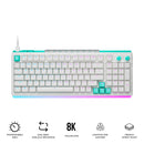 Logitech G512 X 98 Dual Swap TMR Analog/Mechanical 8k Gaming Keyboard (White) (920-014010)