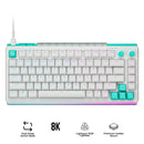 Logitech G512 X 75 Dual Swap TMR Analog/Mechanical 8k Gaming Keyboard (White) (920-013962)