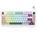 E-Yooso Z-82 RGB 81-Keys Tri-Mode Mechanical Keyboard White/Grey/Black (Silverwood Switch)