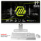 MSI MAG 274QRFW 27" WQHD (2560x1440) 180Hz 1ms GTG Rapid IPS Gaming Monitor (White) | DataBlitz