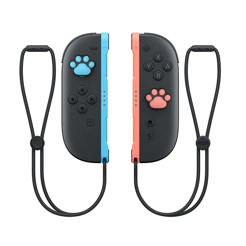 IINE Cat Paw Joystick Caps for Nintendo Switch 2 (Blue/Orange) (L1146)