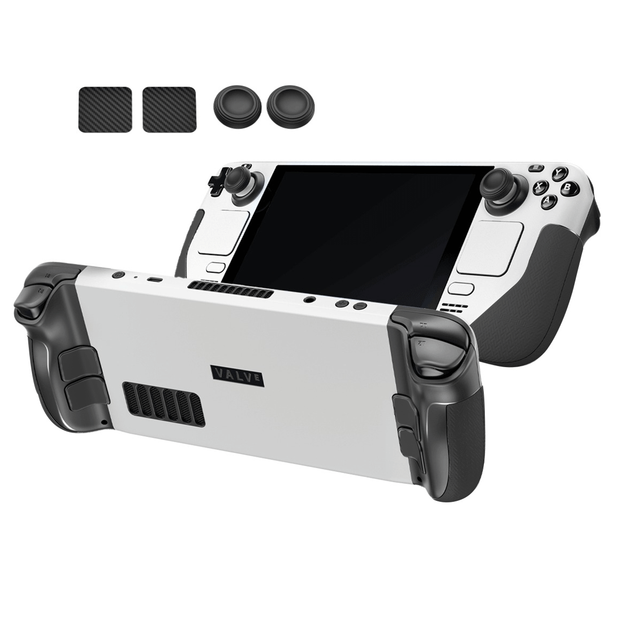 JSAUX Skin Sticker Set for Steam Deck/ Steam Deck OLED (Black) (GP0003)