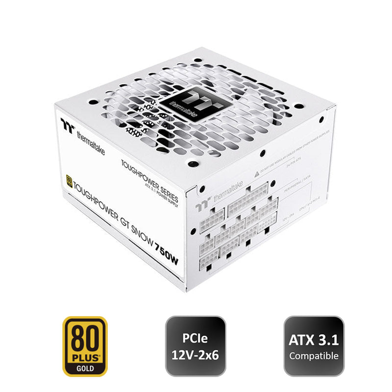 Micro Atx Case Thermaltake Toughpower GT 750W Snow Edition PSU - 80 Plus Gold, ATX 3.1, PCIe 5.1, Fully Modular 850w Psu Micro Atx Case Thermaltake Toughpower GT 750W Snow Edition PSU - 80 Plus Gold, ATX 3.1, PCIe 5.1, Fully Modular 850w Psu