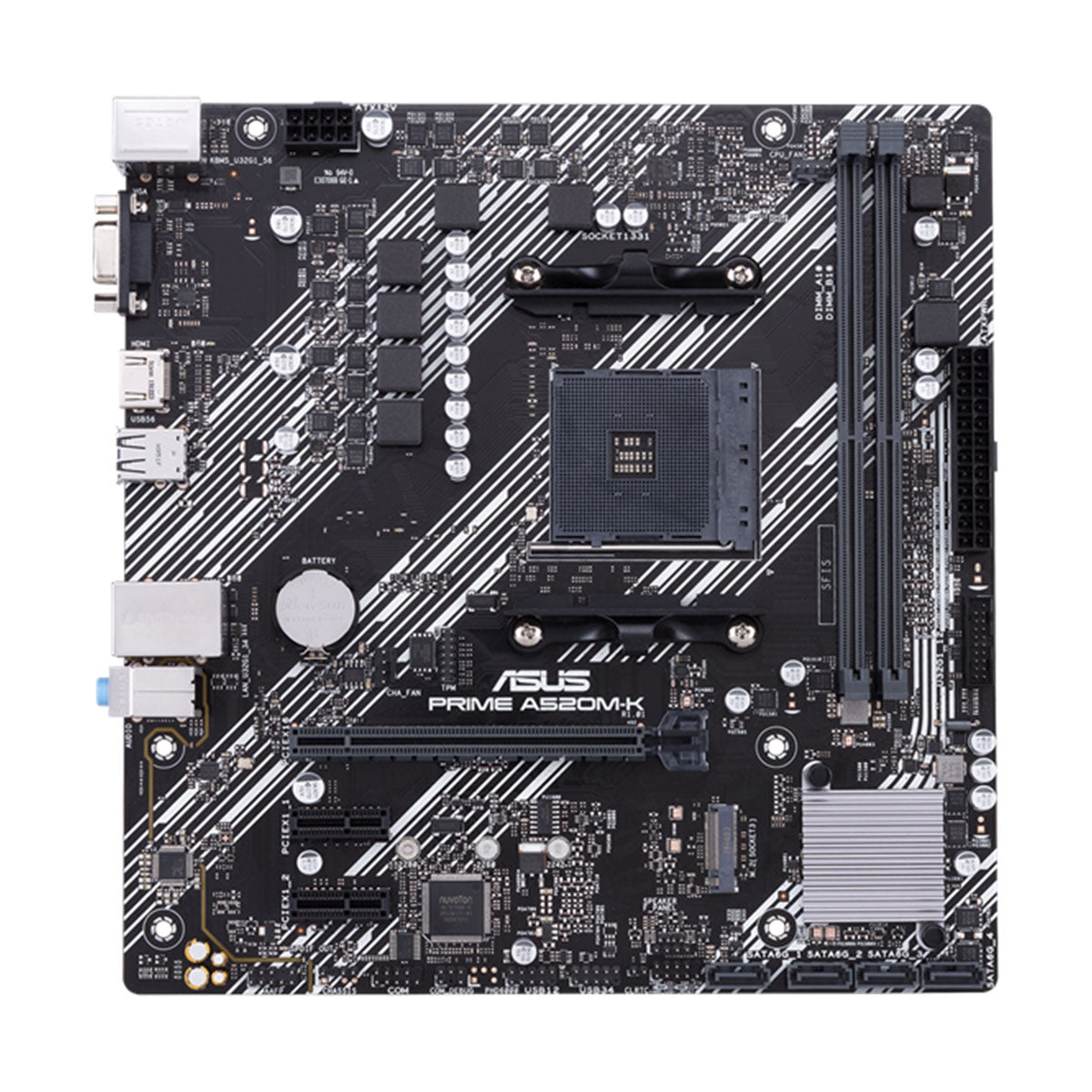 Asus Prime A520M-K-CSM AMD AM4 Motherboard | DataBlitz