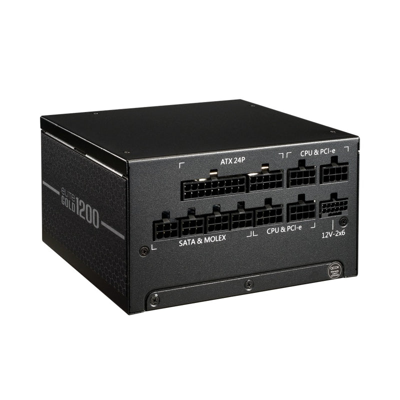 Cooler Master Elite Gold 1200 80+ Gold ATX 3.1 & PCIe Gen 5.1 Fully Modular Power Supply