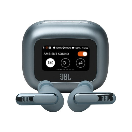 JBL Live Beam 3 True Wireless Noise Cancelling Closed-Stick Earbuds (Black, Silver, Purple, Blue)