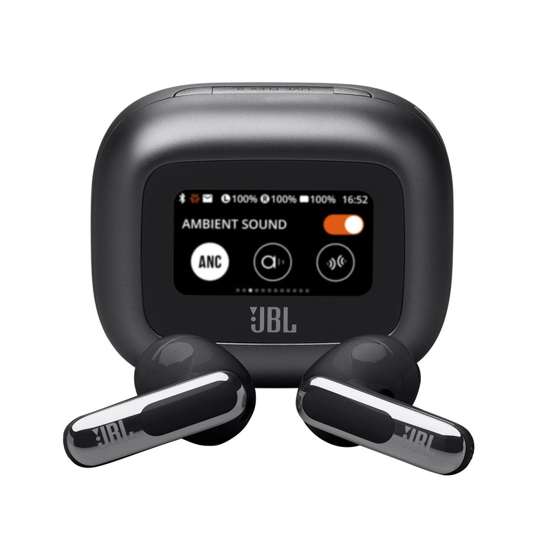 JBL Live Flex 3 True Wireless Noise-Cancelling Earbuds with Open-Stick Design & Smart Charging Case