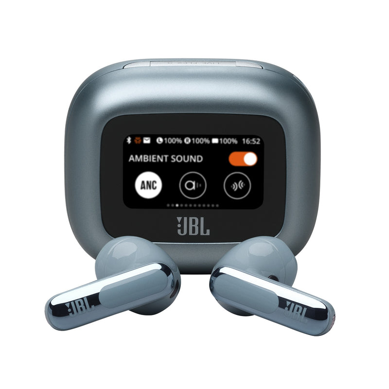 JBL Live Flex 3 True Wireless Noise-Cancelling Earbuds with Open-Stick Design & Smart Charging Case