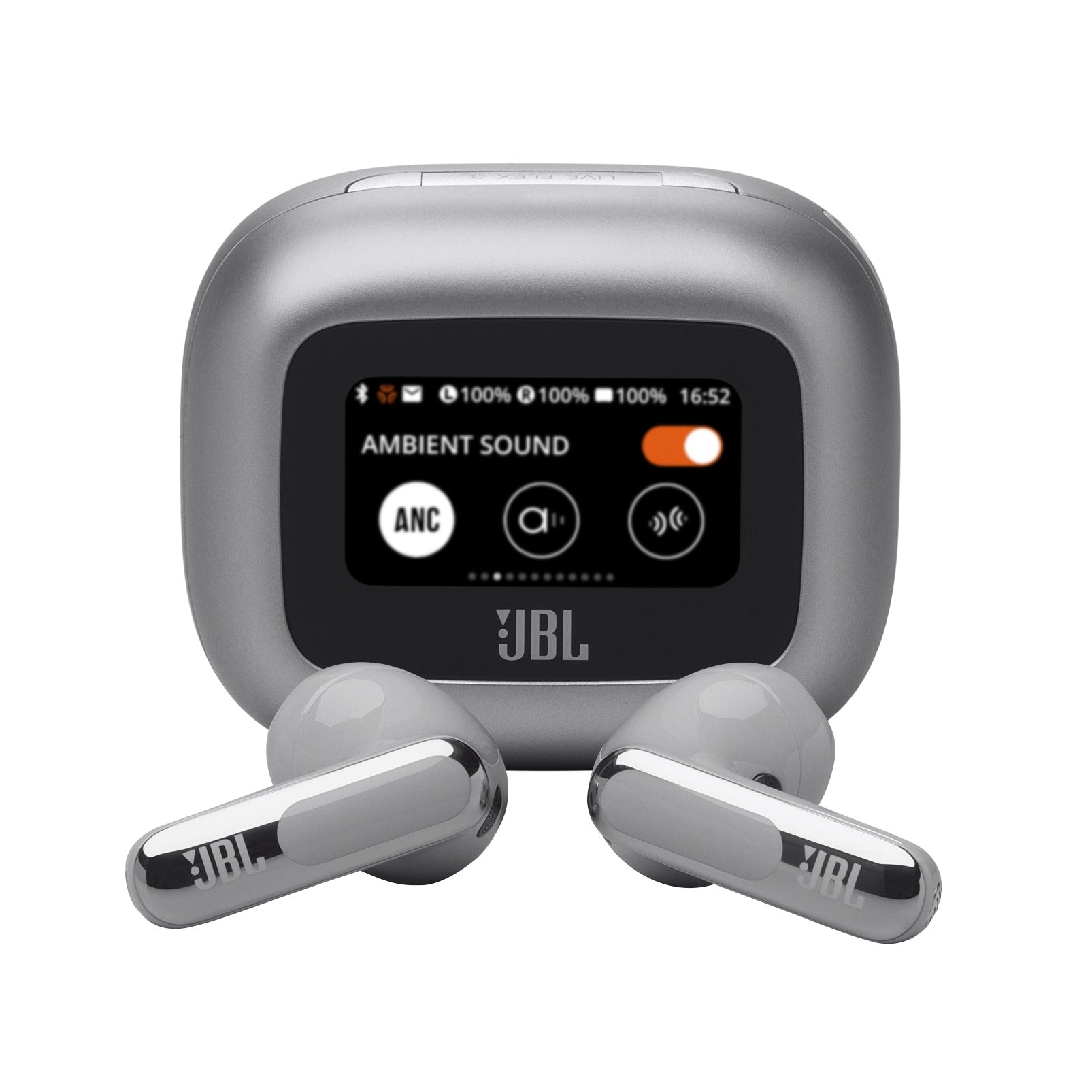 JBL Live Flex 3 True Wireless Noise-Cancelling Earbuds with Open-Stick Design & Smart Charging Case