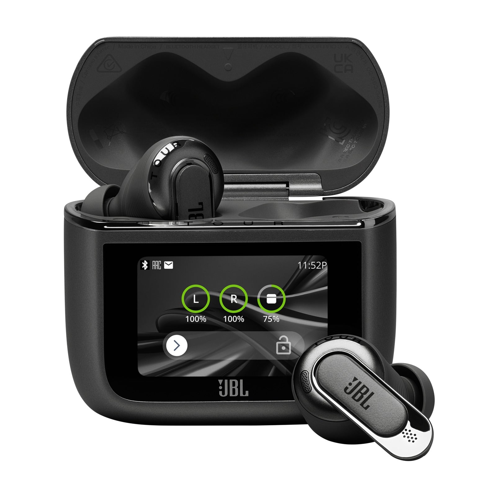 JBL Tour Pro True Wireless Noise Cancelling Earbuds (Black)