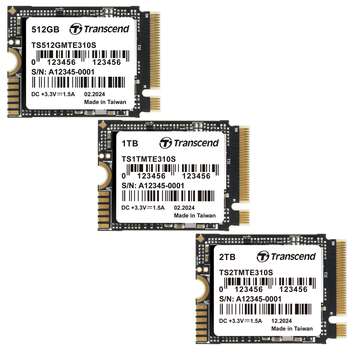 Transcend 310S M.2 2230 PCIe Gen4 x4 Internal SSD