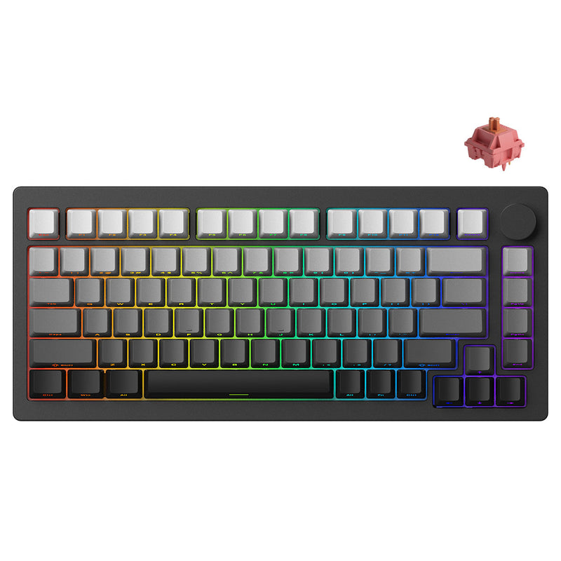 Monsgeek M1W V3 SP Aluminum Case Multi-Mode RGB Hot-Swappable Mechanical Keyboard (Dark Night)