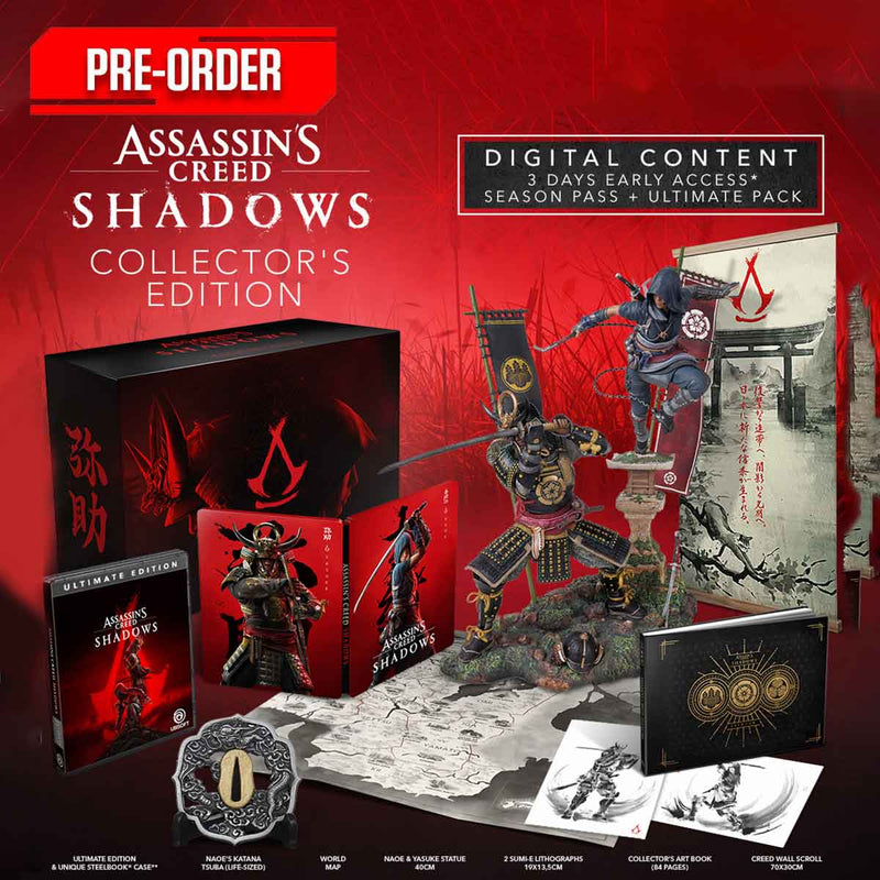 PS5 Assassins Creed Shadows Collectors Edition | DataBlitz