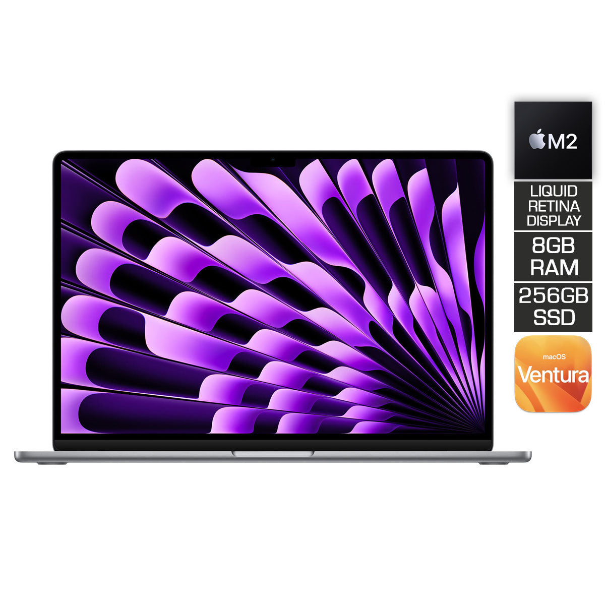 Macbook Air 15" (2023) MQKP3PP/A (Space Grey) | M2 Chip | 8-Core CPU | 10-Core GPU | 8GB RAM | 256GB SSD