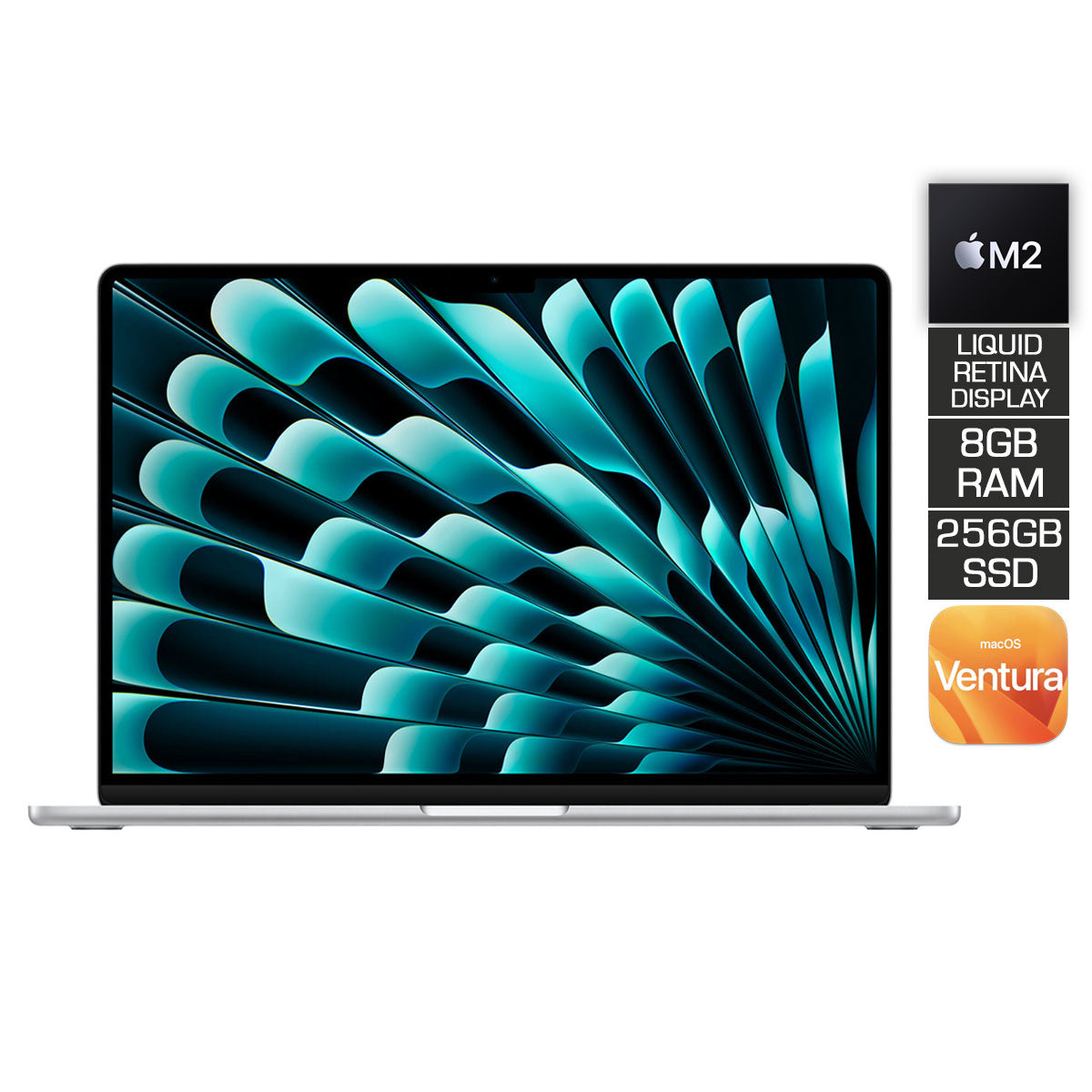 Macbook Air 15" (2023) MQKR3PP/A (Silver) | M2 Chip | 8-Core CPU | 10-Core GPU | 8GB RAM | 256GB SSD