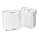 Asus ZENWiFi XD6 AX5400 2-Pack Dual-Band Mesh WiFi 6 Router (White)