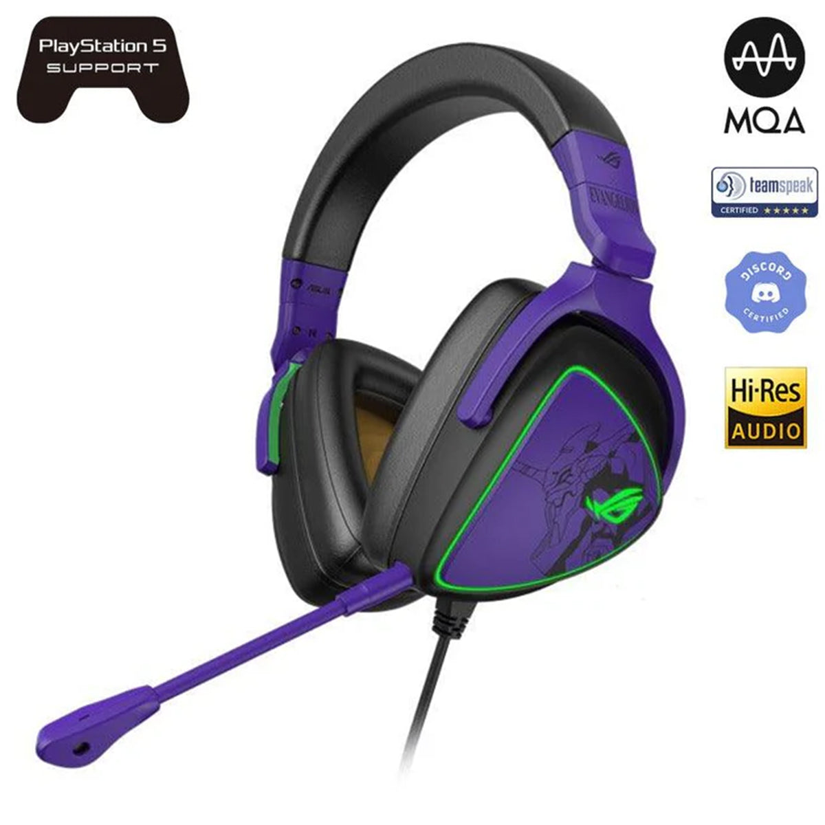 ASUS ROG Delta S Eva Edition Rgb Quad-Dac Gaming Headset