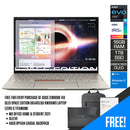 Asus Zenbook 14X OLED Space Edition UX5401ZAS-KN016WS Laptop (Zero-G Titanium) | 14", 2.8K (2880 x 1800) OLED | i7-12700H | 16GB RAM | Intel Iris Xᵉ Graphics |  1TB SSD | Windows 11 Home | MS Office H&S 2021 | Sleeve | Asus BP1504 Casual Backpack