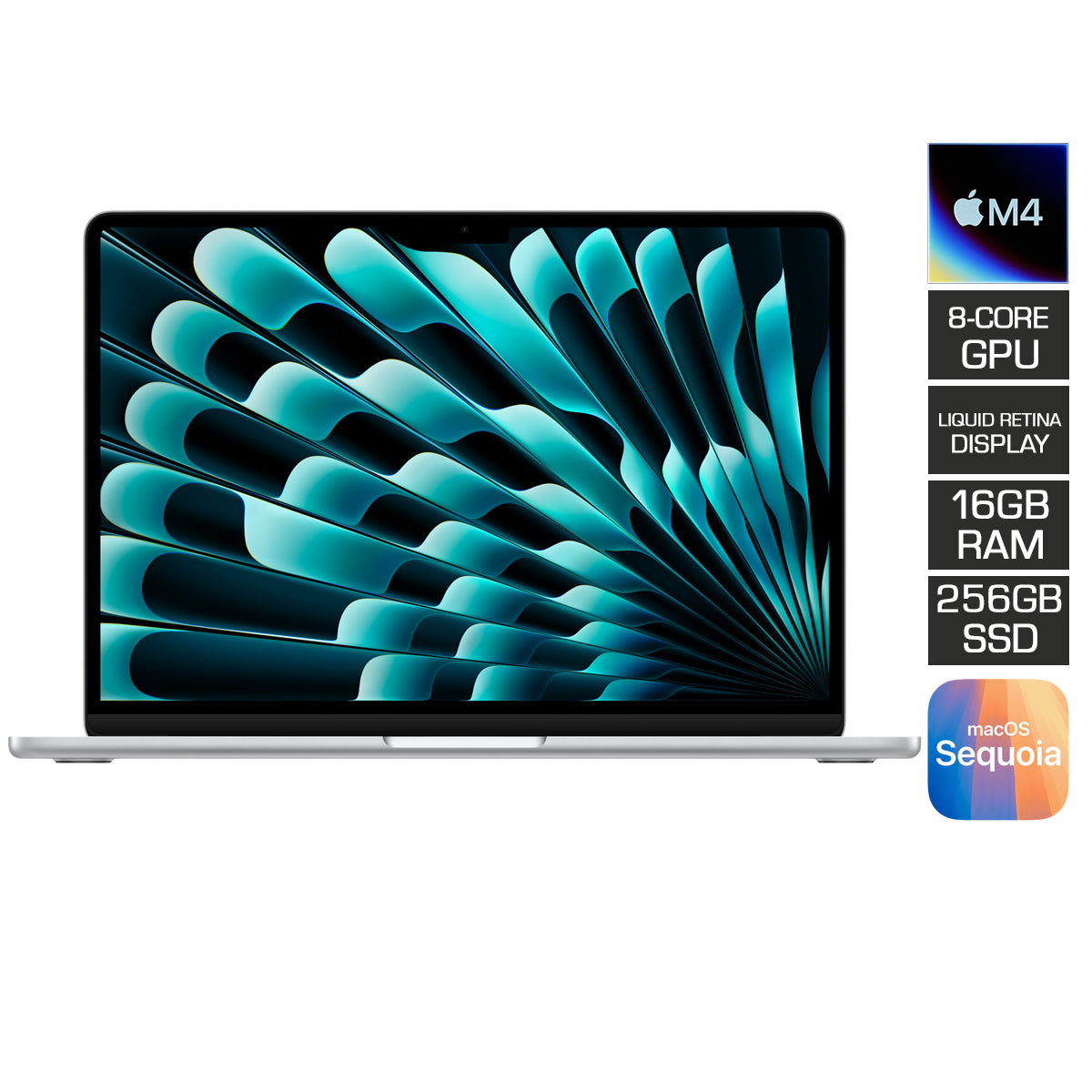 MacBook Air 13" 16GB+256GB M4 Chip with 10-Core CPU & 8-Core GPU