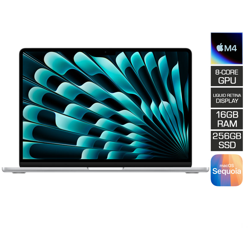 MacBook Air 13" 16GB+256GB M4 Chip with 10-Core CPU & 8-Core GPU