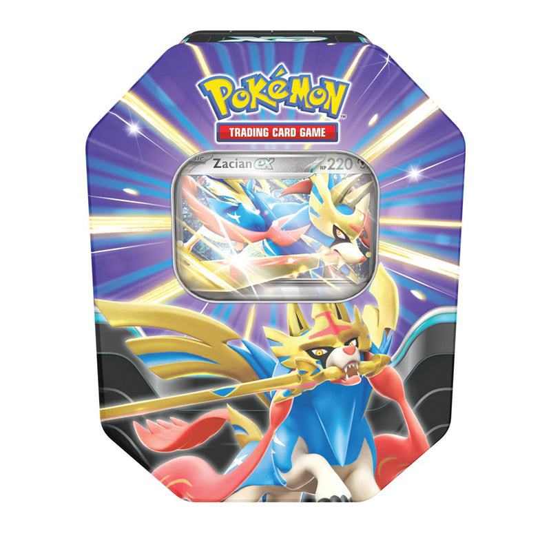Pokemon Trading Card Game Slashing Legends Tin 4 Booster Packs