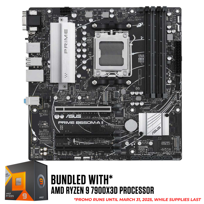 Asus Prime B650M-A II AMD AM5 Motherboard Bundle - DataBlitz